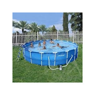 Piscina Bestway Steel Pro Frame circolare 56066 Diam 457x 91 